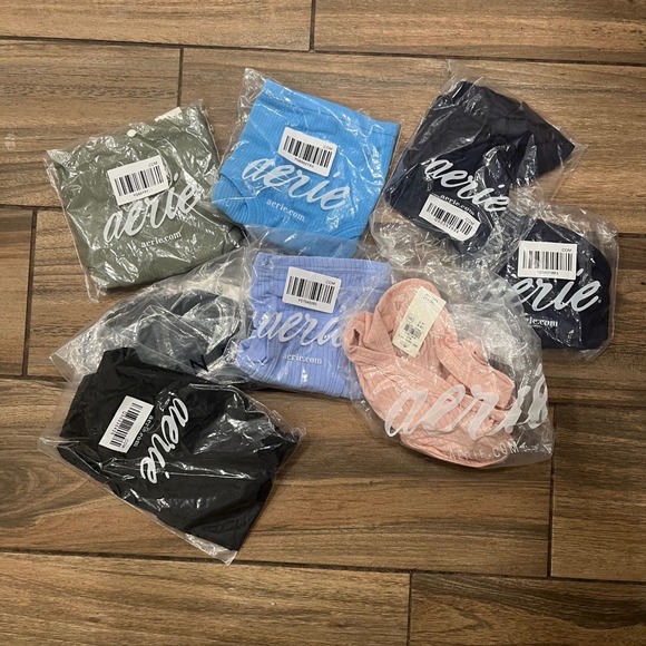 Aerie Women's 8 Bundle Pack Assorted Colors Size S - Picture 3 of 11